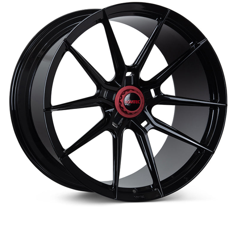 Vossen x Novitec NF10 22x12.5 - 5x114.3 BP - ET46 - Gloss Black Ferrari 812 Superfast/GTS Rear Wheel