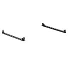 Road Armor TRECK Dual Lower 6-1/2ft Bed Accessory Rail Mounts - Tex Blk (Pair)