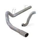 Diamond Eye KIT 4in DPF-BACK w/ DP Single AL 08-10 Ford 6.4L Powerstroke F250/F350