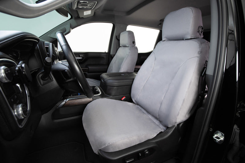 Covercraft 00-06 Ford Excursion Polycotton SeatSaver Custom Front Row Seat Covers - Grey