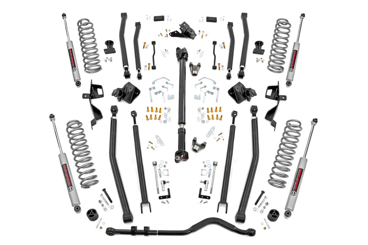 Rough Country  6 Inch Lift Kit | Long Arm | Jeep Wrangler Unlimited 4WD (2018-2023)