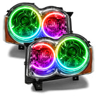 Oracle Jeep Grand Cherokee 08-10 Halo Kit - ColorSHIFT w/ Simple Controller