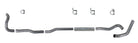 Diamond Eye KIT 4in Turbo Back MFLR RPLCMENT PIPE SGL AL: 89-93 DODGE CUMMINS 5.9L