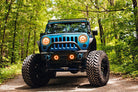 Oracle 07-17 Jeep Wrangler LED Fog Halo Kit - Amber