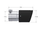 MBRP Universal Carbon Fiber Tip 4in OD/3in Inlet/7.7in L