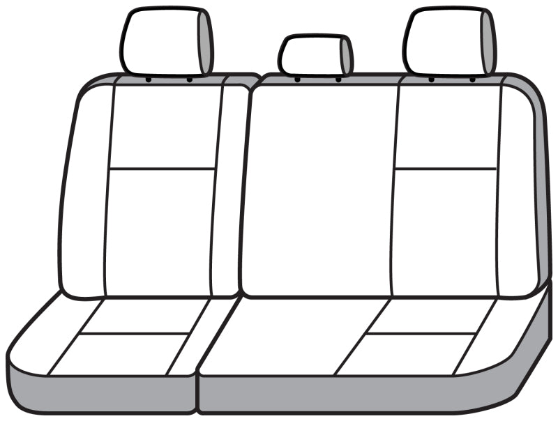 Covercraft 19-24 Subaru Ascent Endura PrecisionFit Custom Third Row Seat Covers - Charcoal/Charcoal