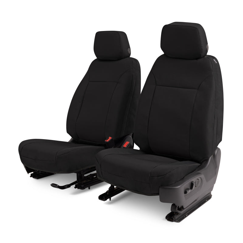 Covercraft 10-14 Subaru Legacy Endura PrecisionFit Custom Front Row Seat Covers - Black/Black