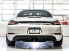 AWE Tuning Porsche 718 Boxster / Cayman SwitchPath Exhaust (PSE Only) - Diamond Black Tips