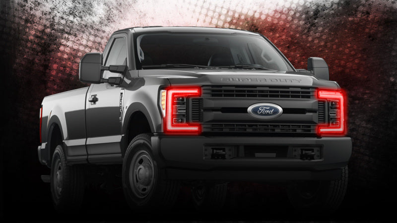 Oracle 17-19 Ford F-250/F-350 Superduty Headlight DRL Kit - ColorSHIFT w/o Controller