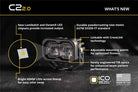 Diode Dynamics C2 2.0 SAE/DOT White Pro Standard LED Pod (Pair)