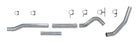 Diamond Eye KIT 4in Catback MFLR RPLCMENT PIPE SGL AL: 03-07 FORD 6.0L F250/F350 (Extended Cab Only)