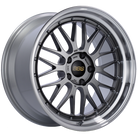 BBS LM 19x8.5 5x112 ET32 Diamond Black Center Diamond Cut Lip Wheel -82mm PFS/Clip Required
