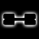 ORACLE Lighting Universal Illuminated LED Letter Badges - Matte Blk Surface Finish - X