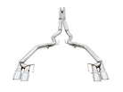AWE Tuning 2018+ Ford Mustang GT (S550) Cat-Back Exhaust - Track Edition (Quad Chrome Silver Tips)