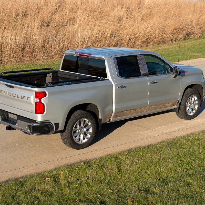 Putco 07-13 GMC Sierra Extended Cab 8ft Long Box - 6in Wide - 12pcs Stainless Steel Rocker Panels