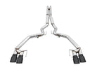 AWE Tuning 2018+ Ford Mustang GT (S550) Cat-Back Exhaust - Track Edition (Quad Diamond Black Tips)