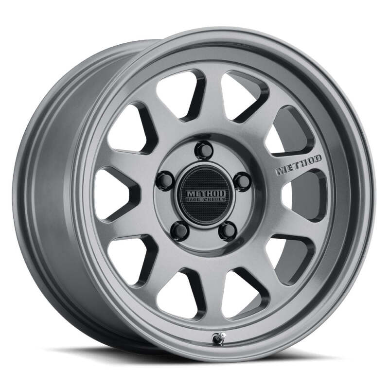 Method MR316 17x8 25mm Offset 5x150 110.50mm CB Gloss Titanium Wheel