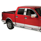 Putco 04-08 Ford F-150 Crew Cab 6.5 Short Box - 7in Wide - 12pcs Stainless Steel Rocker Panels