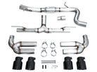 AWE Tuning 22-24 Audi 8Y S3 Track Edition Exhaust - Diamond Black Tips