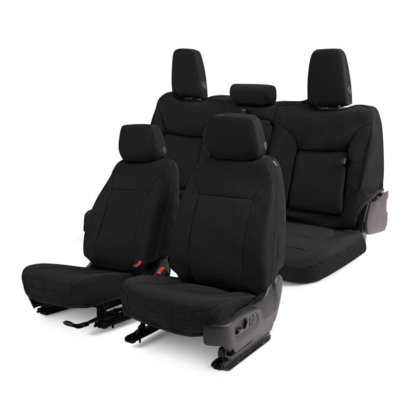 Covercraft 11-18 Dodge Ram Endura PrecisionFit Custom Second Row Seat Covers - Black/Black