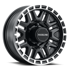 Raceline 953BM Krank 15x6in / 6x139.7 BP / 0mm Offset / 4.25mm Bore - Black & Machined Wheel