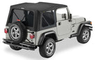 Bestop 97-02 Jeep Wrangler TJ Replace A-Top (Black Denim Tinted Windows No Door Skins Included)