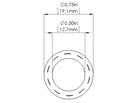aFe Magnum FORCE Replacement Fuel Hose 1/2 IN ID x 36 IN L