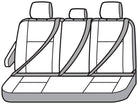 Covercraft Endura Waterproof Polyester SeatSaver Custom Second Row Seat Covers