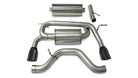 Corsa 2006-2008 Hummer H3 3in Cat-Back Dual Rear w Single 4in Black Pro-Series Tips