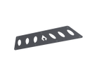 Artec Industries Jeep JK Bare Steel Nighthawk Mid-Tube Stinger Front Bumper w/ Alum Skid Bare Steel