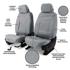 Covercraft 2024 Ford Expedition Endura Waterproof SeatSaver Custom 2nd Row Seat Covers - Grey