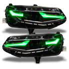 Oracle 19-21 Chevy Camaro LS/LT RGB+A Headlight DRL Kit - ColorSHIFT w/o Controller