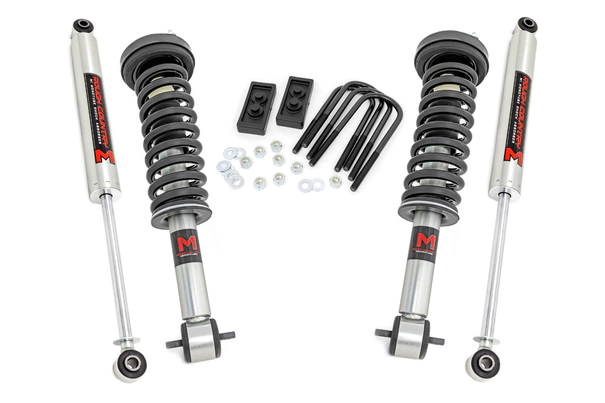 Rough Country  2 Inch Lift Kit | M1 Struts/M1 | Ford F-150 4WD (2014-2020)