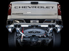 AWE Tuning 4th Gen GM 1500 5.3L 0FG Cat-Back Split Rear Exit (w/ Bumper Cutouts) - Quad Chrome Tips