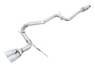 AWE Tuning Ford Focus ST Track Edition Cat-Back Exhaust - Chrome Silver Tips