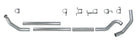 Diamond Eye KIT 4in Turbo Back MFLR RPLCMENT PIPE SGL SS: 98.5-02 DODGE CUMMINS 5.9L