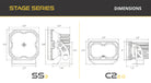 Diode Dynamics 15-22 Chevrolet Colorado / GMC Canyon Ditch Light Brackets