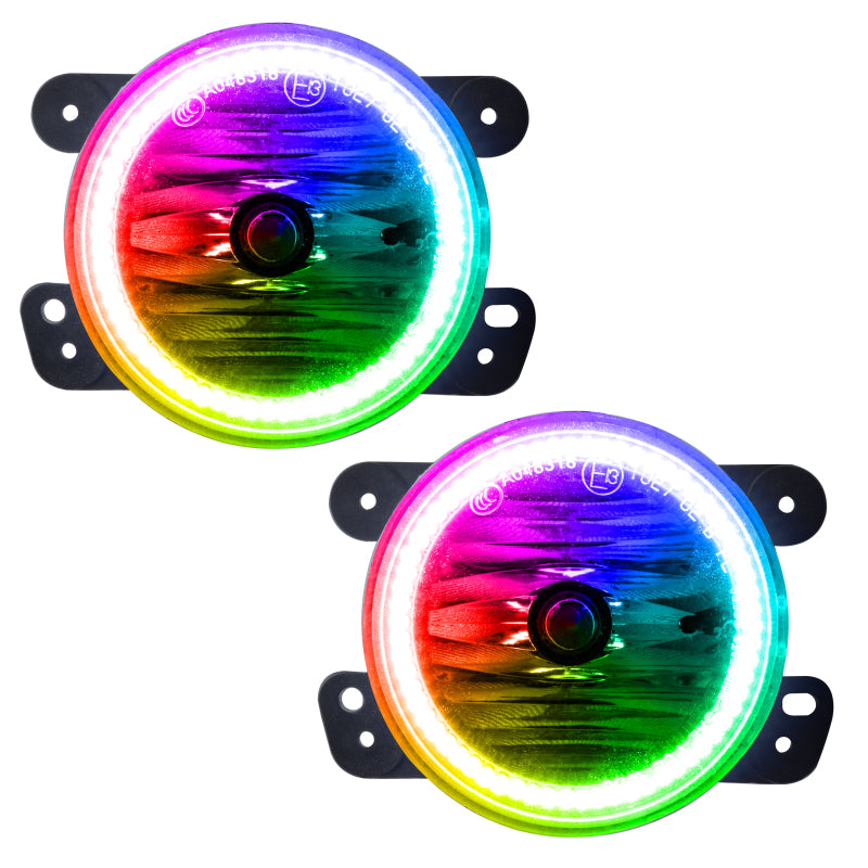 Oracle Dodge Charger 11-12 LED Fog Halo Kit - ColorSHIFT