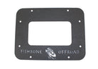 Fishbone Offroad 07-18 Jeep Wrangler JK Aluminum Tailgate Plate - Black Textured Powdercoat