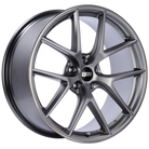 BBS CI-R 19x8 5x114.3 ET38 PFS Platinum Silver Polished Rim Protector Wheel -82mm PFS/Clip Req