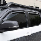 Westin 2016-2018 Toyota Tacoma Double Cab 4dr In-Channel Wind Deflector 4pc - Smoke