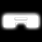 ORACLE Lighting Universal Illuminated LED Letter Badges - Matte Wht Surface Finish - A