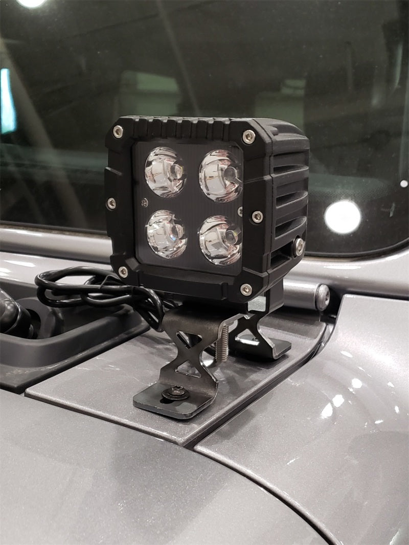 Dee Zee 18-23 Jeep JL Cowl Single Cube Light Bracket