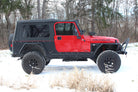 Fishbone Offroad 97-06 Jeep Wrangler Steel Tube Fender Front/Rear - Blk Txtred Powdercoat (Set Of 4)