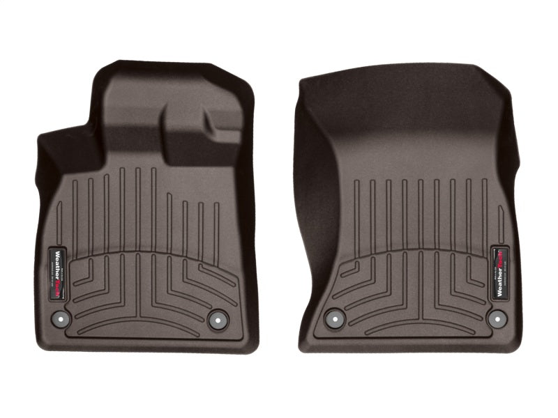 WeatherTech 2018+ Audi Q5 Front FloorLiners - Cocoa