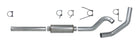 Diamond Eye KIT 4in Catback Single SS: 2004.5-2007.5 DODGE CUMMINS 600