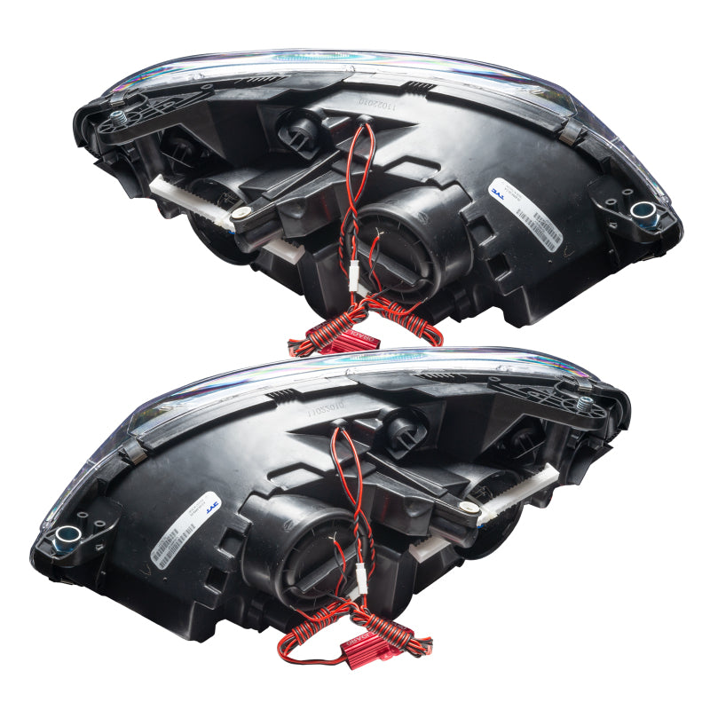 Oracle 0811 Mercedes Benz CClass PreAssembled Headlights Chrome Housing ColorSHIFT