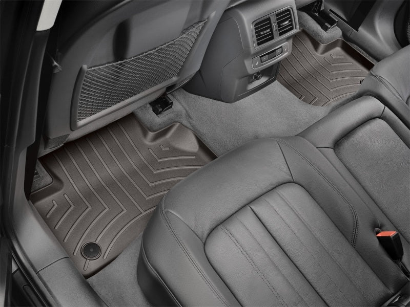 WeatherTech 2018+ Audi Q5/SQ5 Rear FloorLiner - Cocoa