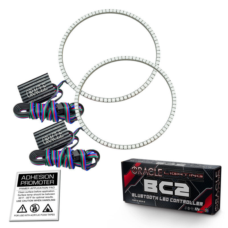 Oracle Jeep Wrangler TJ 97-06 LED Waterproof Halo Kit - ColorSHIFT w/ BC1 Controller