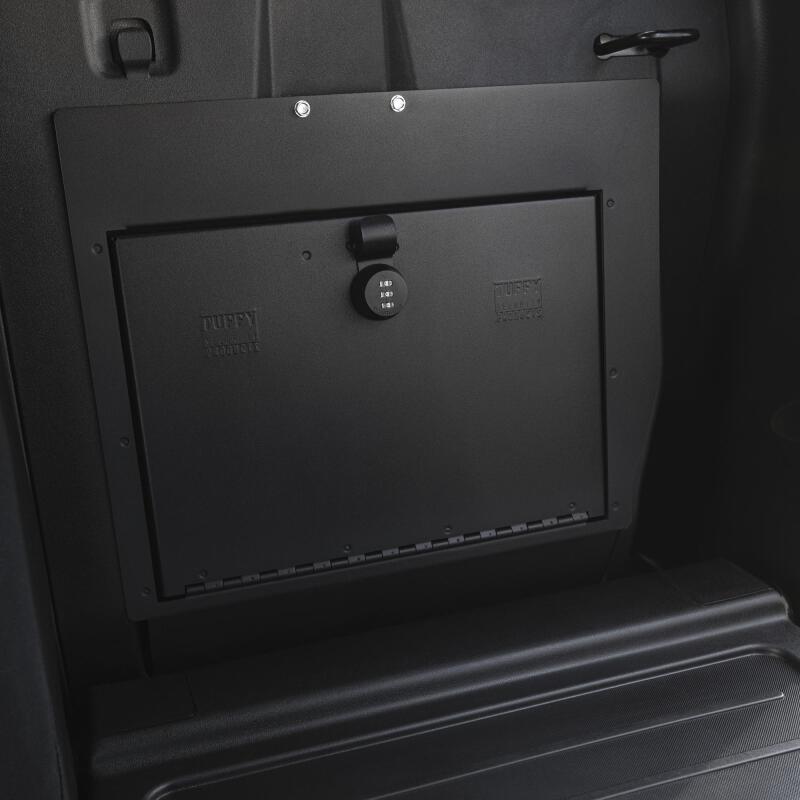 Tuffy 05-23 Toyota Tacoma Behind Seat Cubby Cover W/ Combo Lock